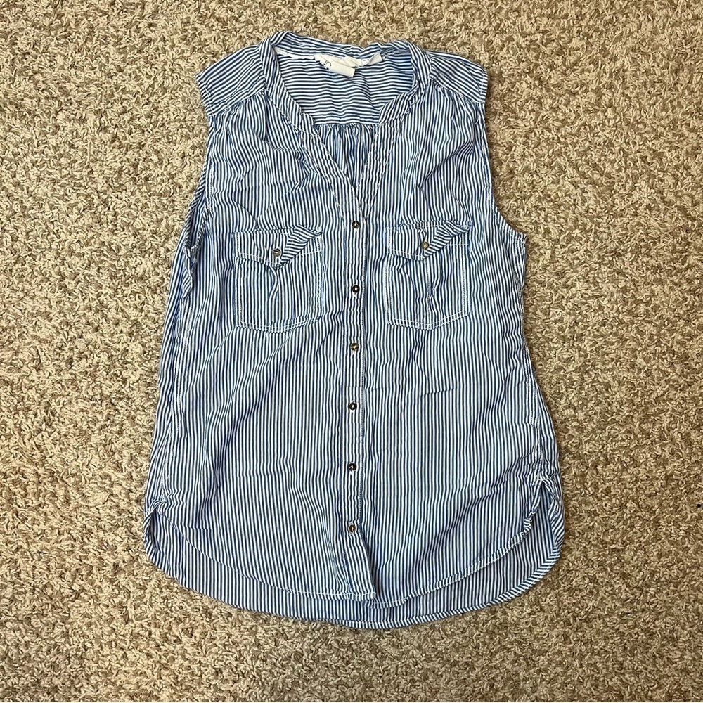 Stripe Shirt Bundle - Size Medium - H&M Emi & Joe Gap - Picture 2 of 10